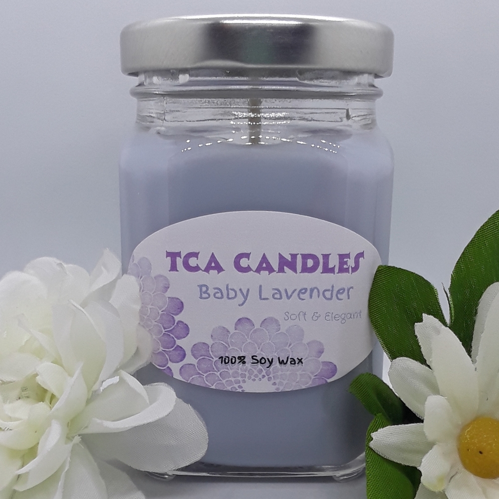 Baby Lavender Soy Candle - Light Lavender